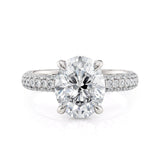 MICHAEL M Engagement Rings Crown R812PV-3 Oval