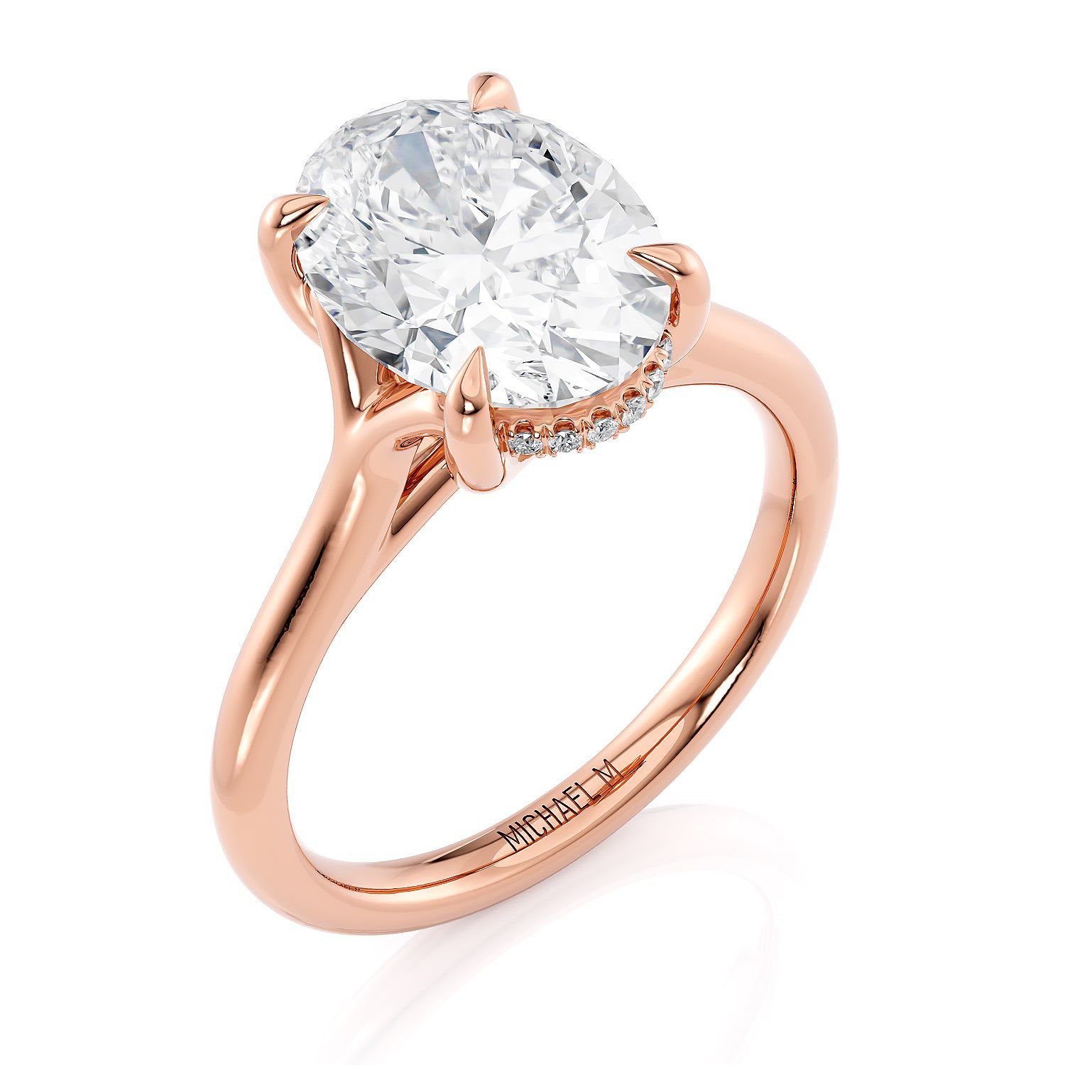 MICHAEL M Engagement Rings Crown R828-3