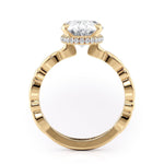 MICHAEL M Engagement Rings Crown R829-3 Oval