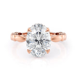MICHAEL M Engagement Rings Crown R829-3 Oval