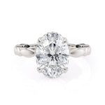 MICHAEL M Engagement Rings Crown R829-3 Oval
