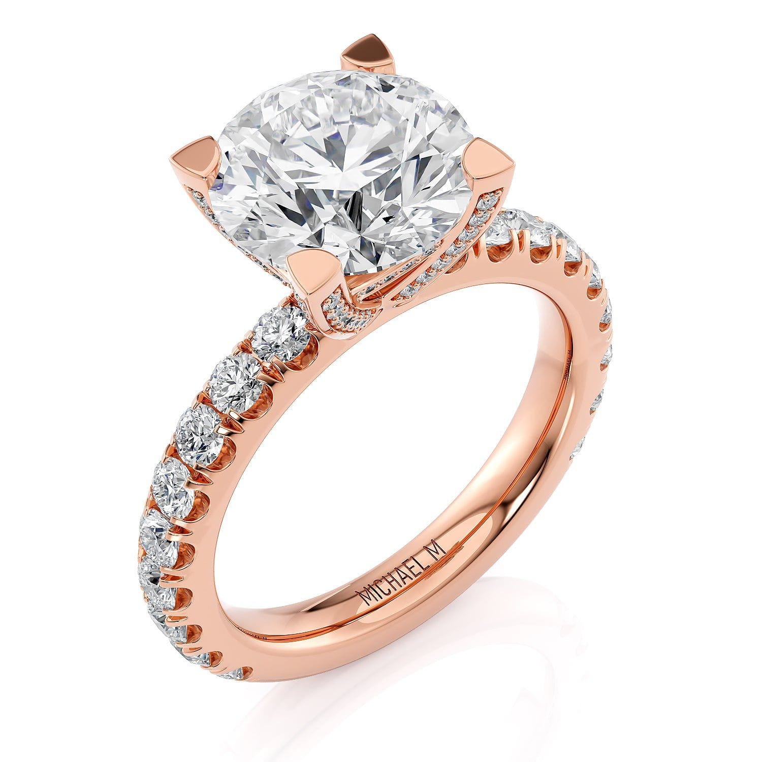 MICHAEL M Engagement Rings Europa R371L-3