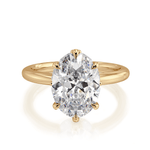 MICHAEL M Engagement Rings Monarch R834-3 Oval
