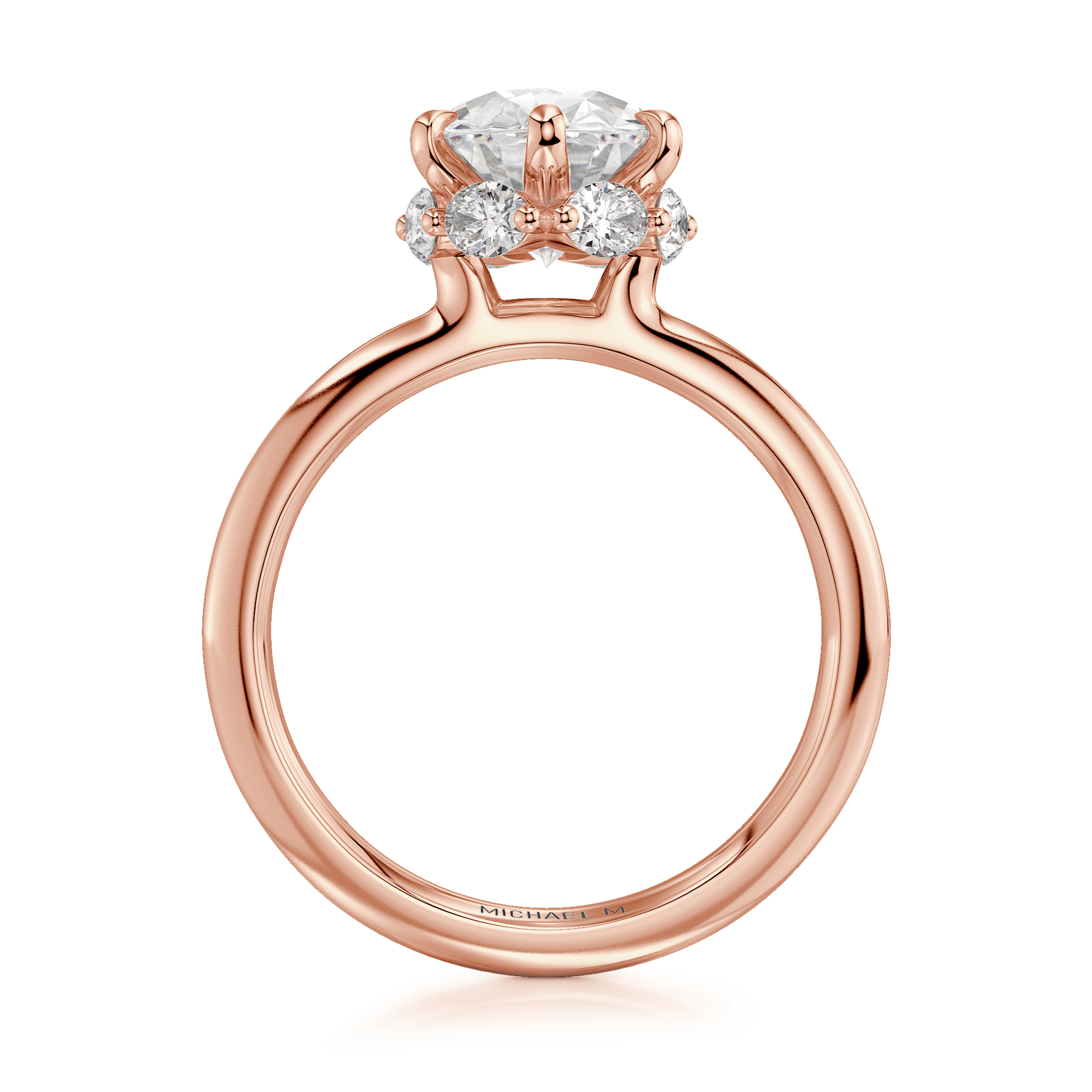 MICHAEL M Engagement Rings Monarch R834-3 Oval