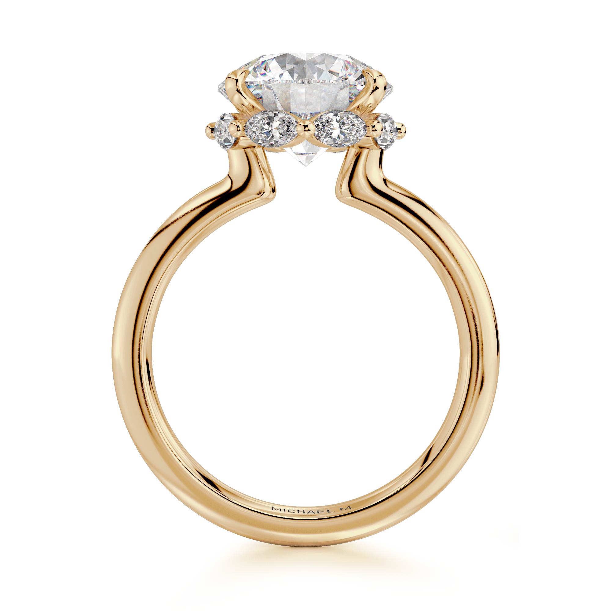 MICHAEL M Engagement Rings Monarch R836-3 Round