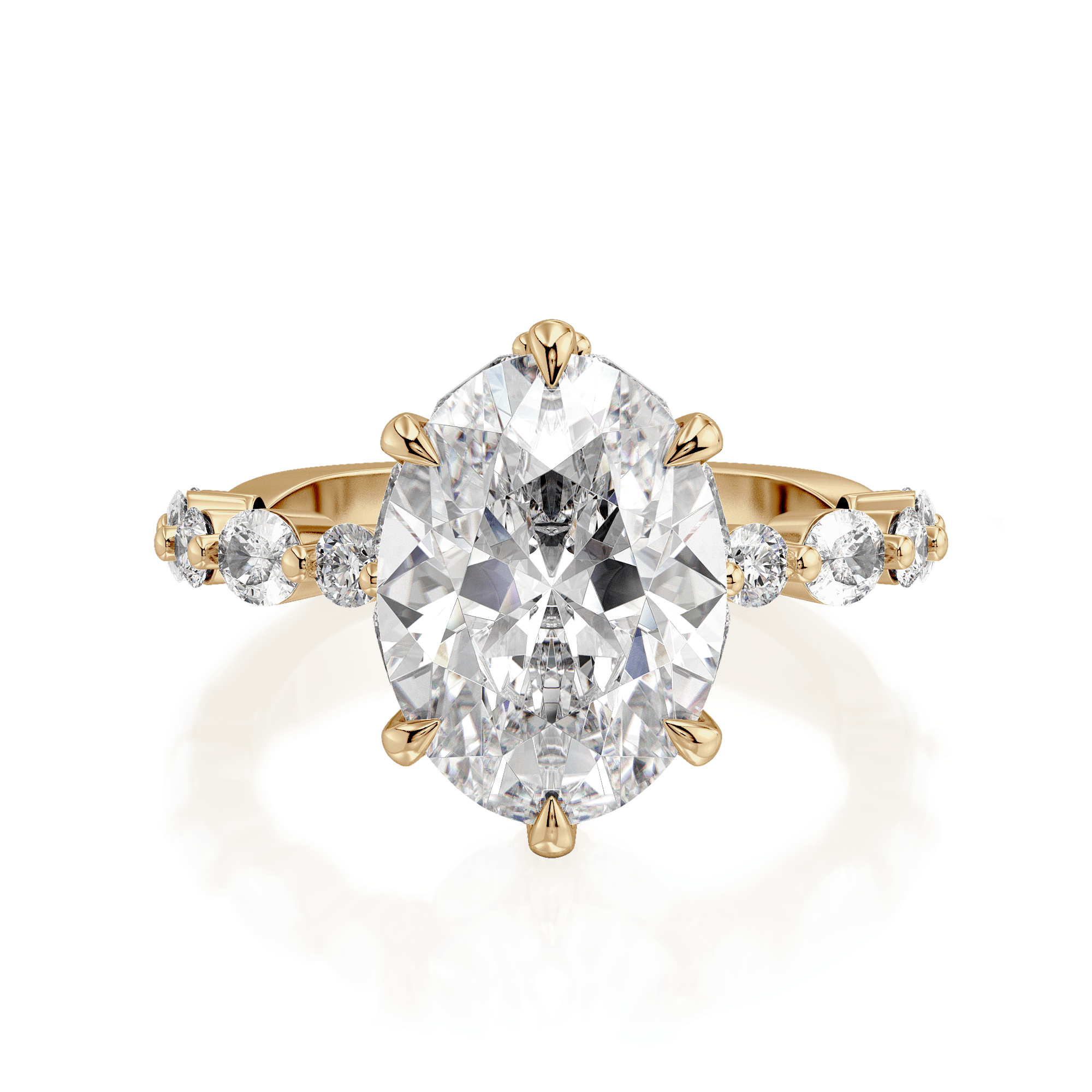 MICHAEL M Engagement Rings Monarch R837-3 Oval