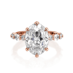 MICHAEL M Engagement Rings Monarch R837-3 Oval