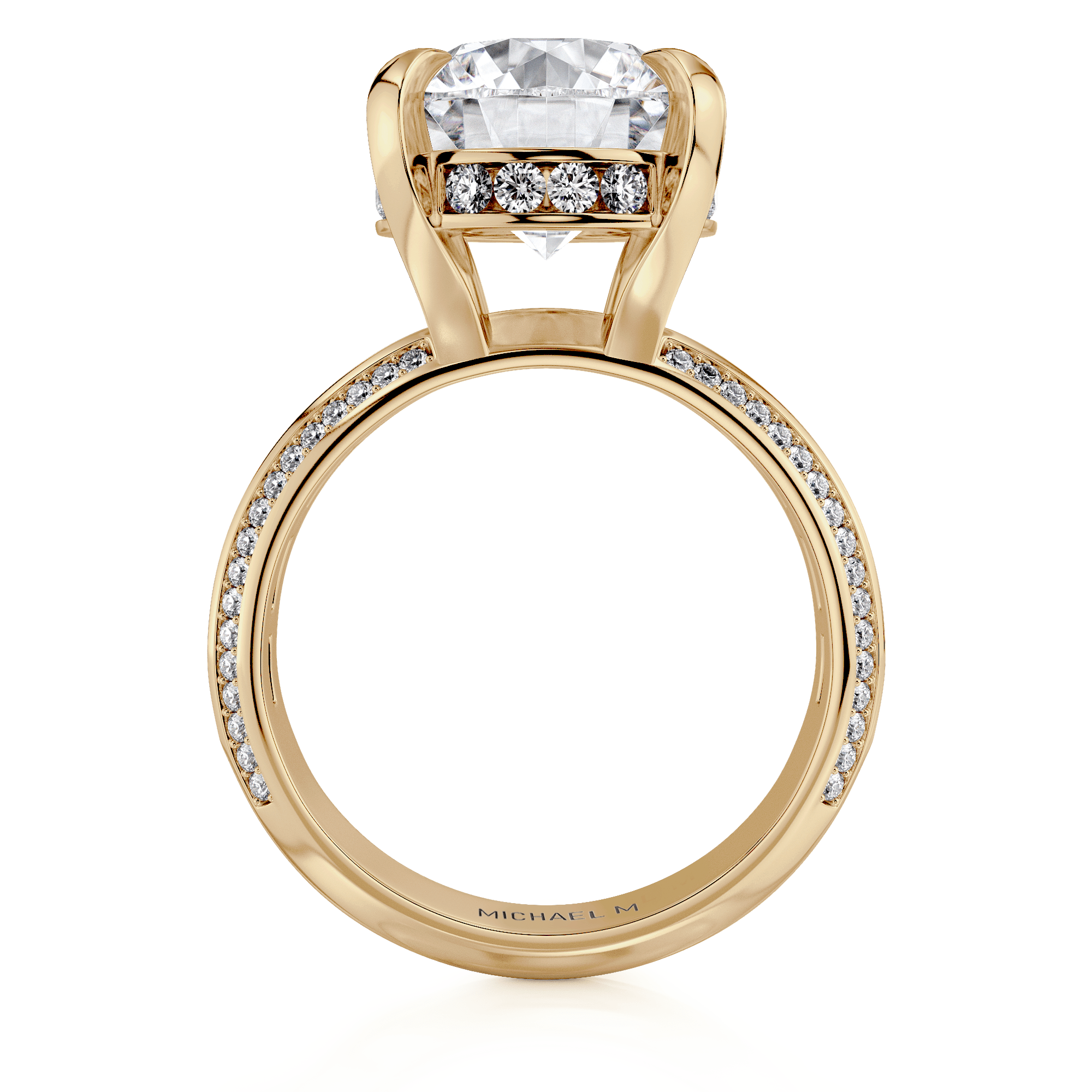 MICHAEL M Engagement Rings Montage R835-4 Round