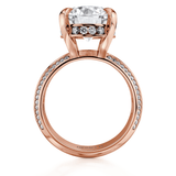 MICHAEL M Engagement Rings Montage R835-4 Round