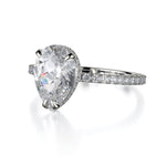 MICHAEL M Engagement Rings Platinum Crown R715-2PR R715-2PRP
