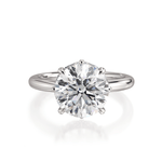 MICHAEL M Engagement Rings Platinum Monarch R836-3 Round R836-3-RD-PL