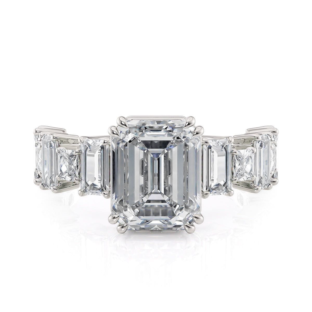 MICHAEL M Engagement Rings Platinum Montage R824-3