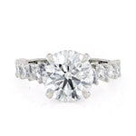 MICHAEL M Engagement Rings Platinum Montage R827-3
