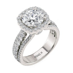MICHAEL M Engagement Rings Platinum Strada R681-1.5 R681-1.5P