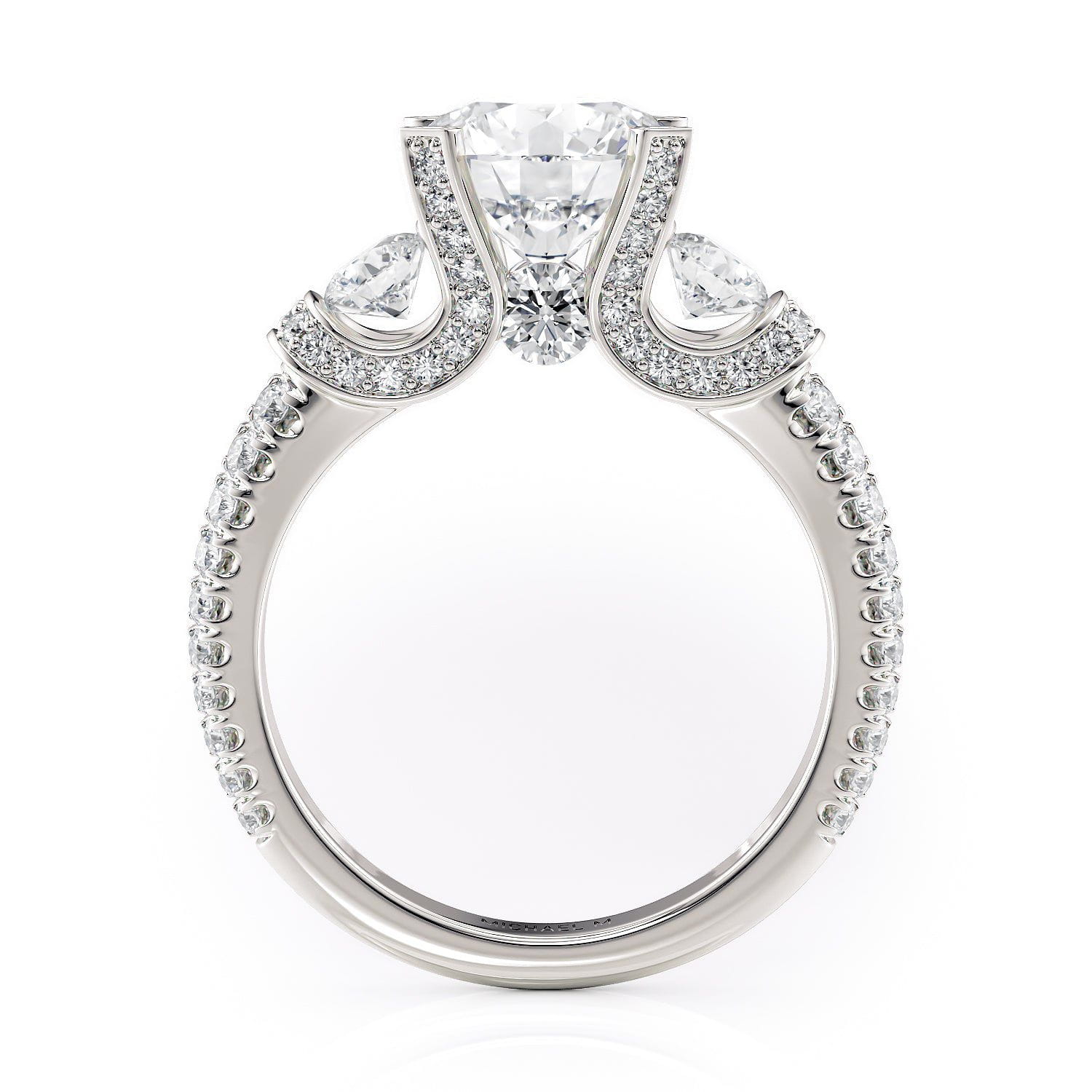 MICHAEL M Engagement Rings Trinity R471-2