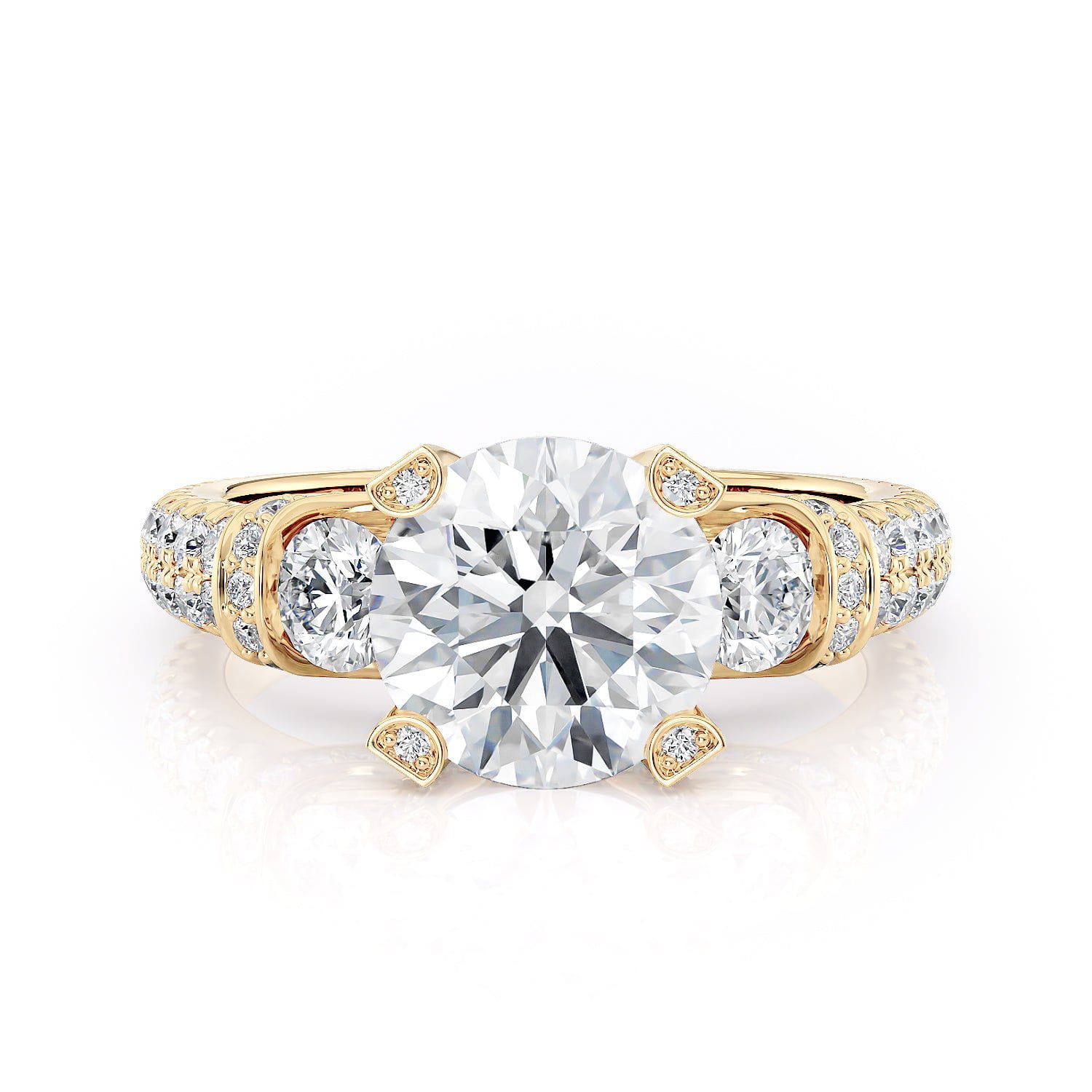 MICHAEL M Engagement Rings Trinity R471-2
