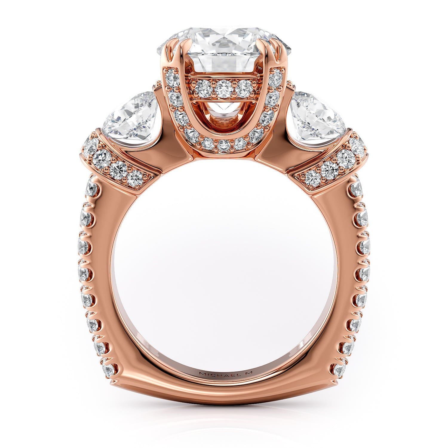 MICHAEL M Engagement Rings Trinity R770-3