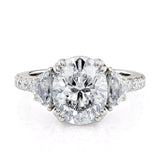 MICHAEL M Engagement Rings White Gold Trinity R759-3