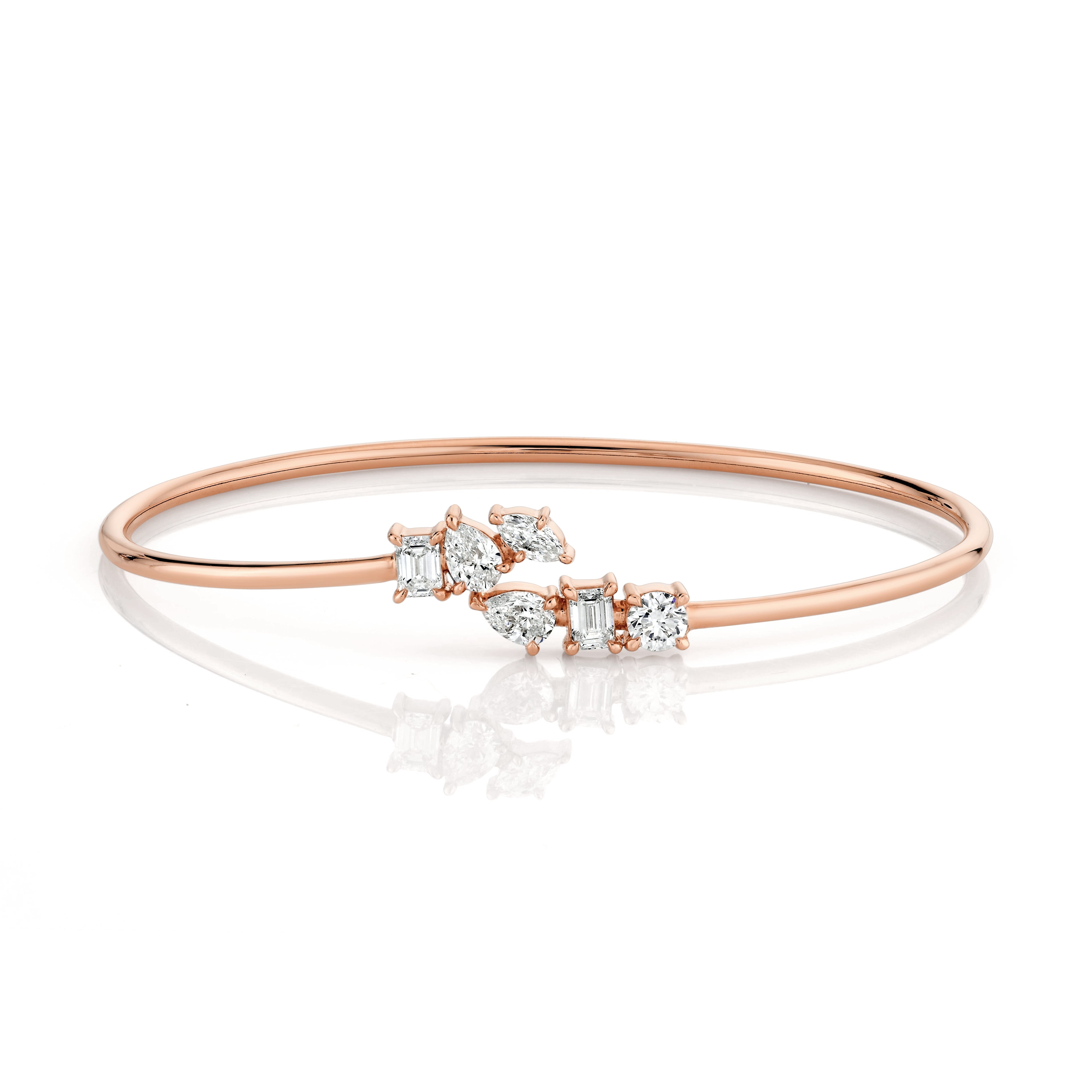 MICHAEL M Fashion Bracelets Montage Bypass Cuff