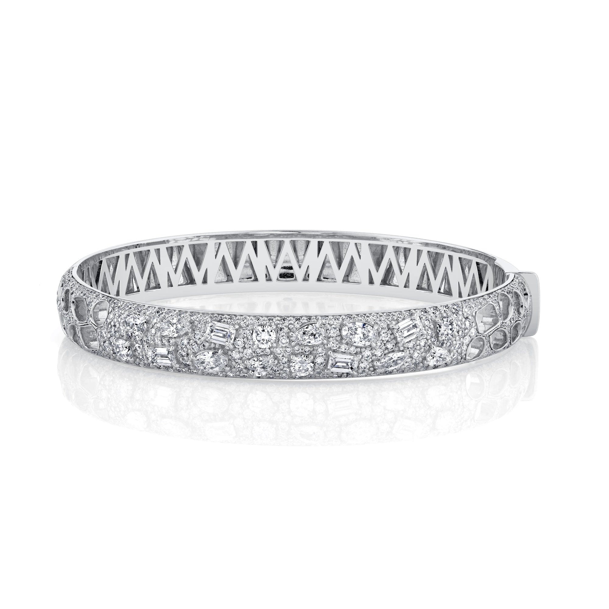 MICHAEL M Fashion Bracelets Montage Luxe Pavé Bangle Bracelet