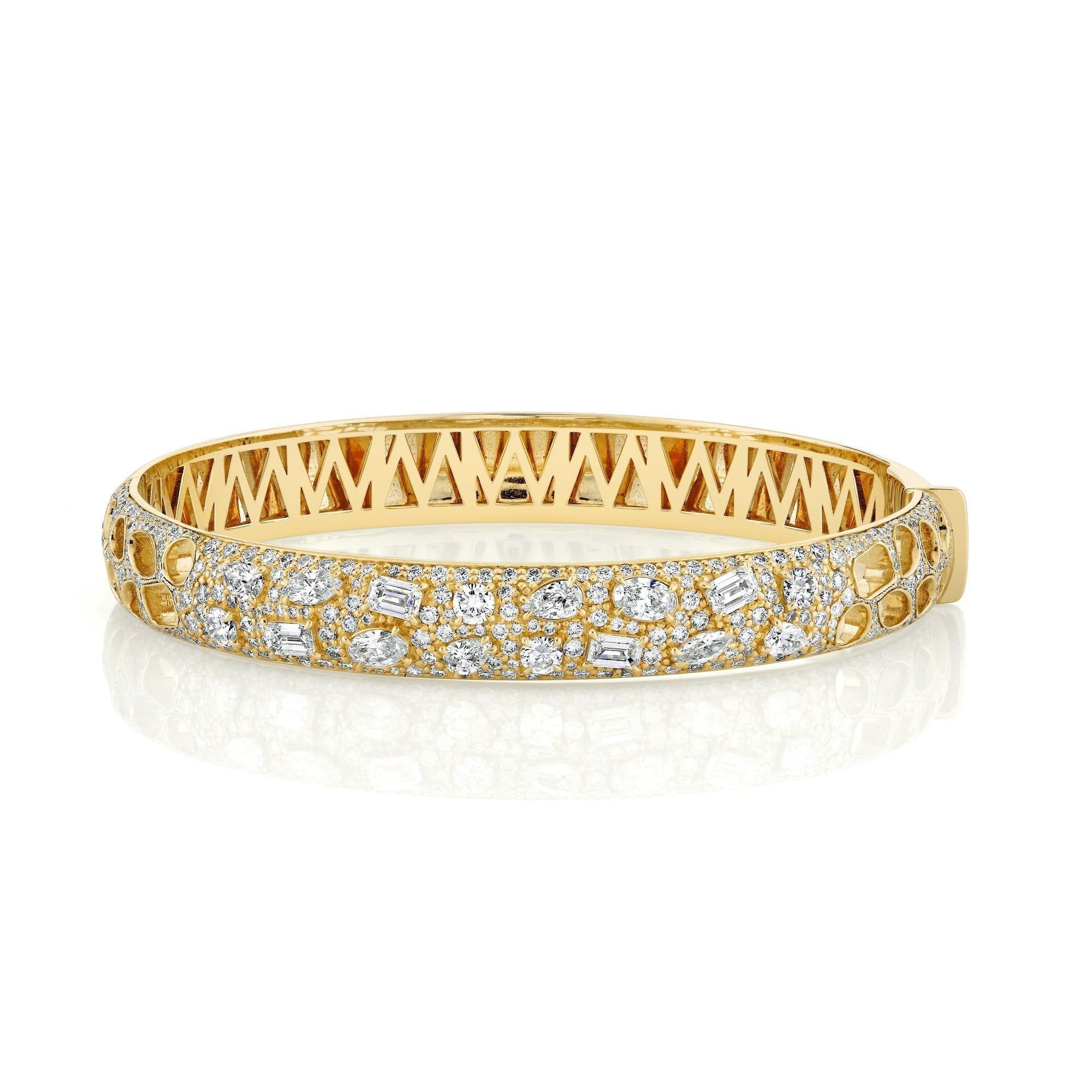 MICHAEL M Fashion Bracelets Montage Luxe Pavé Bangle Bracelet