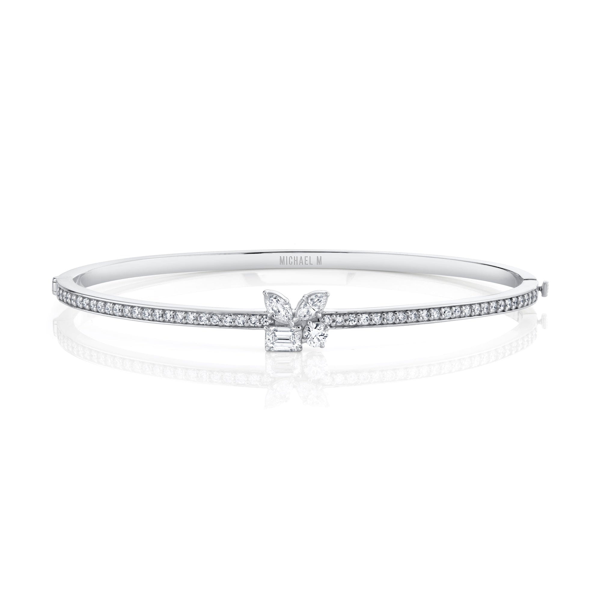 MICHAEL M Fashion Bracelets Montage Single Cluster Bangle