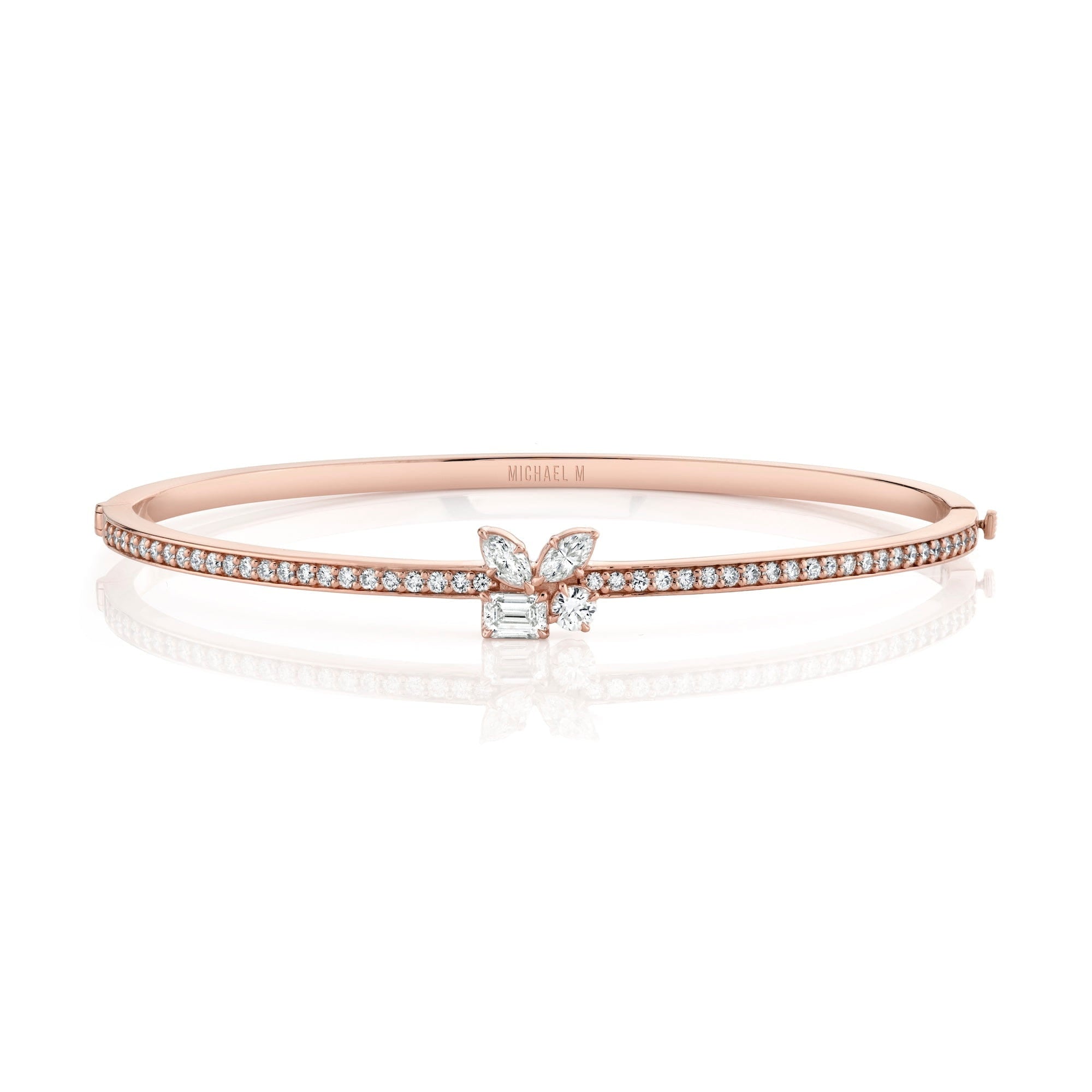 MICHAEL M Fashion Bracelets Montage Single Cluster Bangle