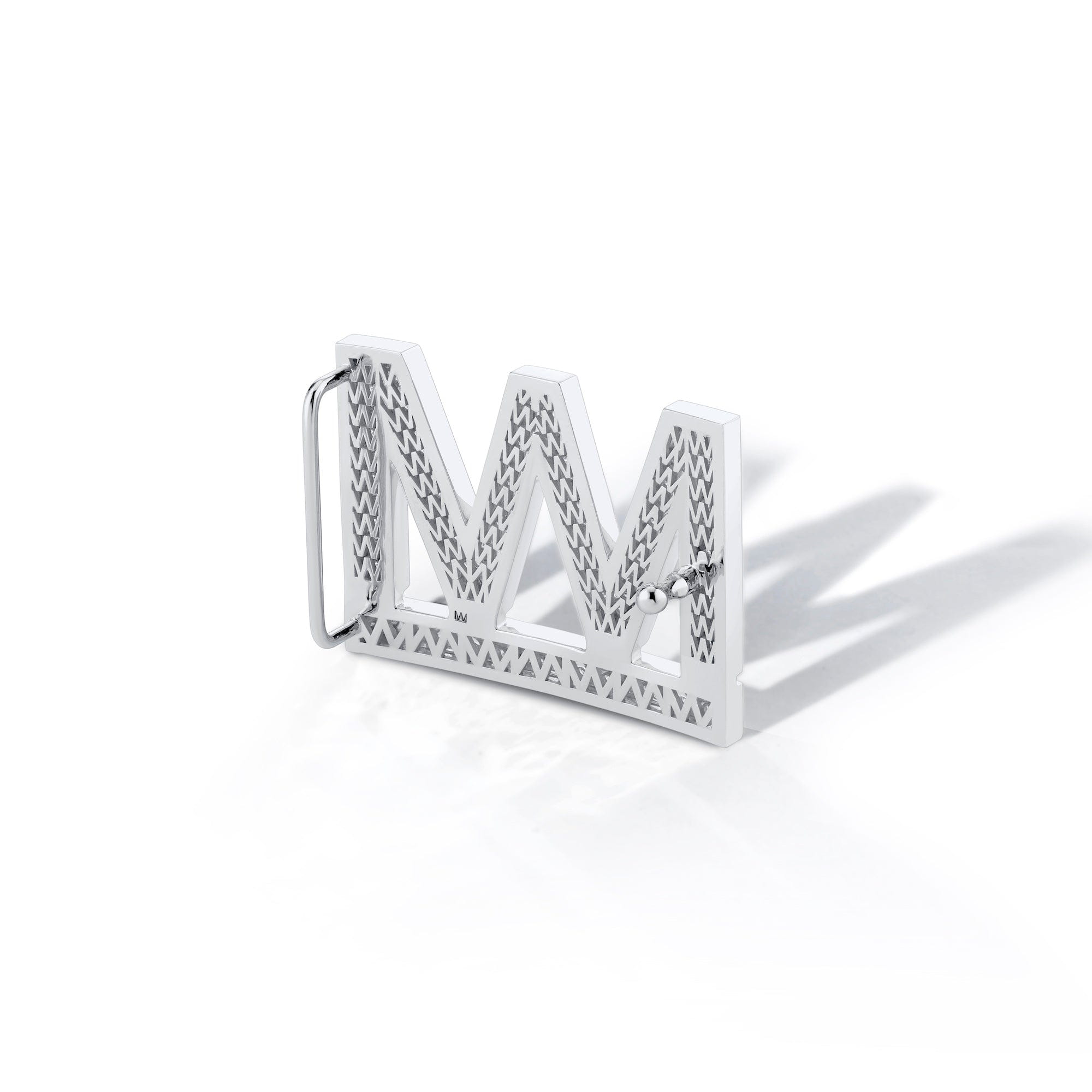 MICHAEL M Fashion Earrings Men's Michael M Logo Belt Buckle