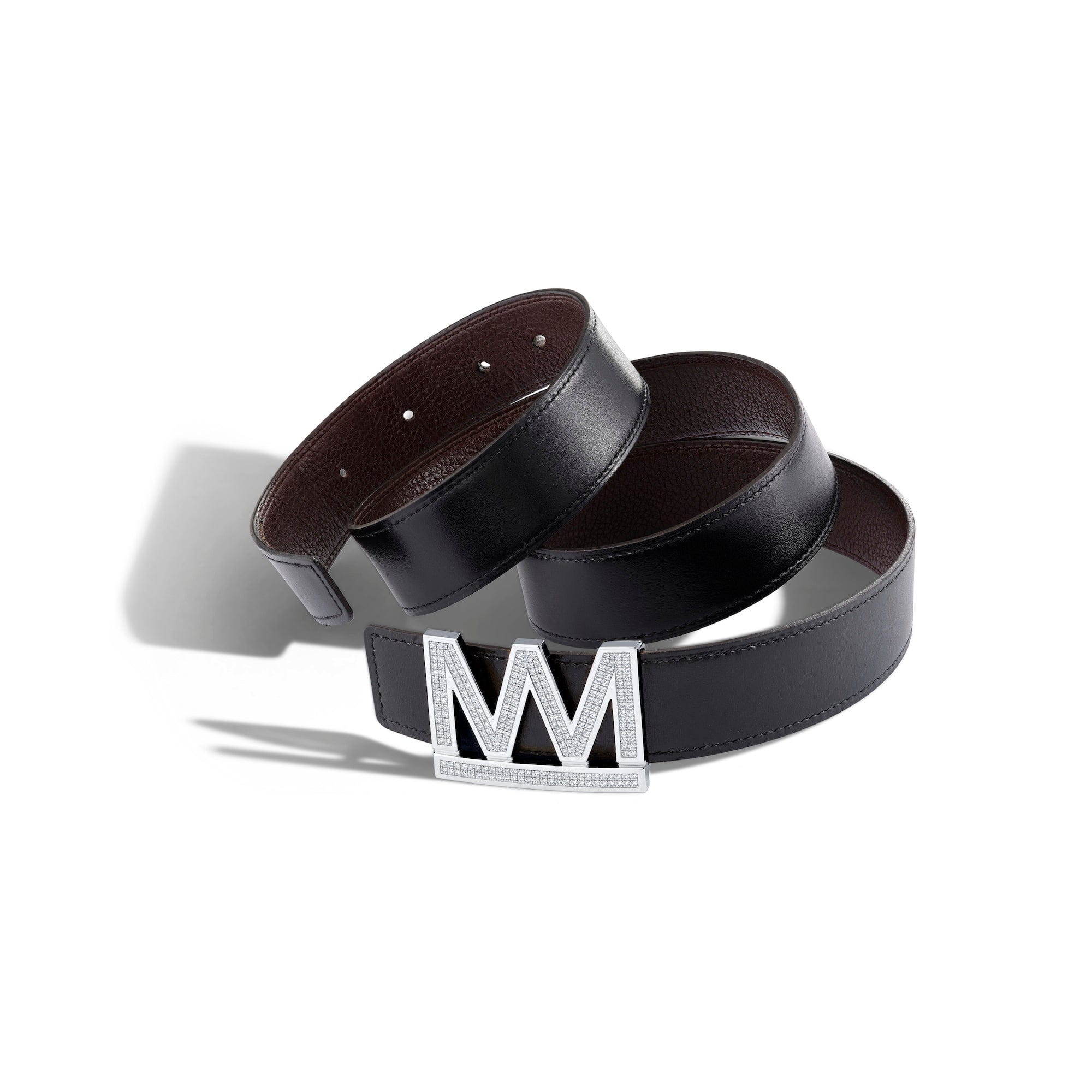 MICHAEL M Fashion Earrings Men's Michael M Logo Belt Buckle