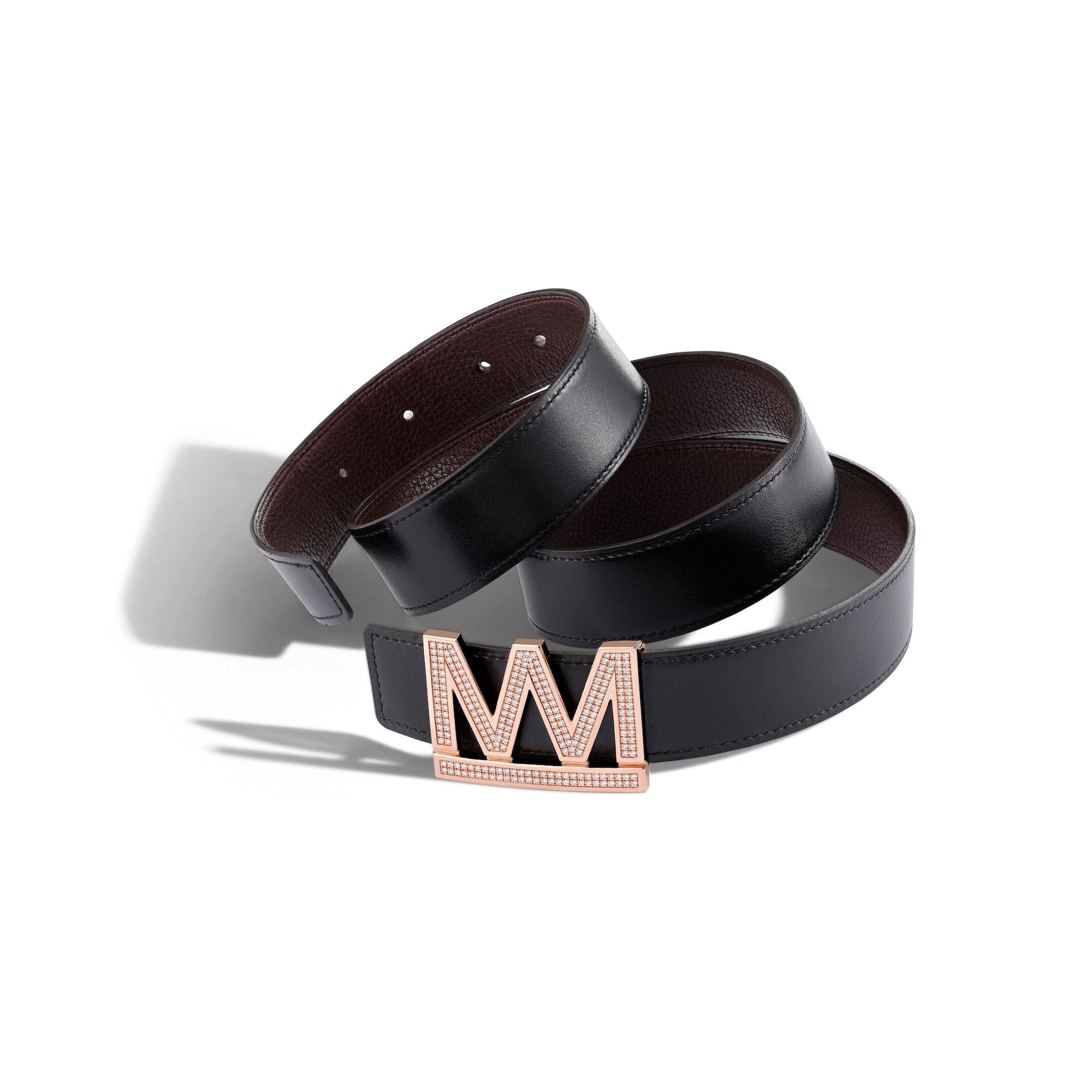 MICHAEL M Fashion Earrings Men's Michael M Logo Belt Buckle