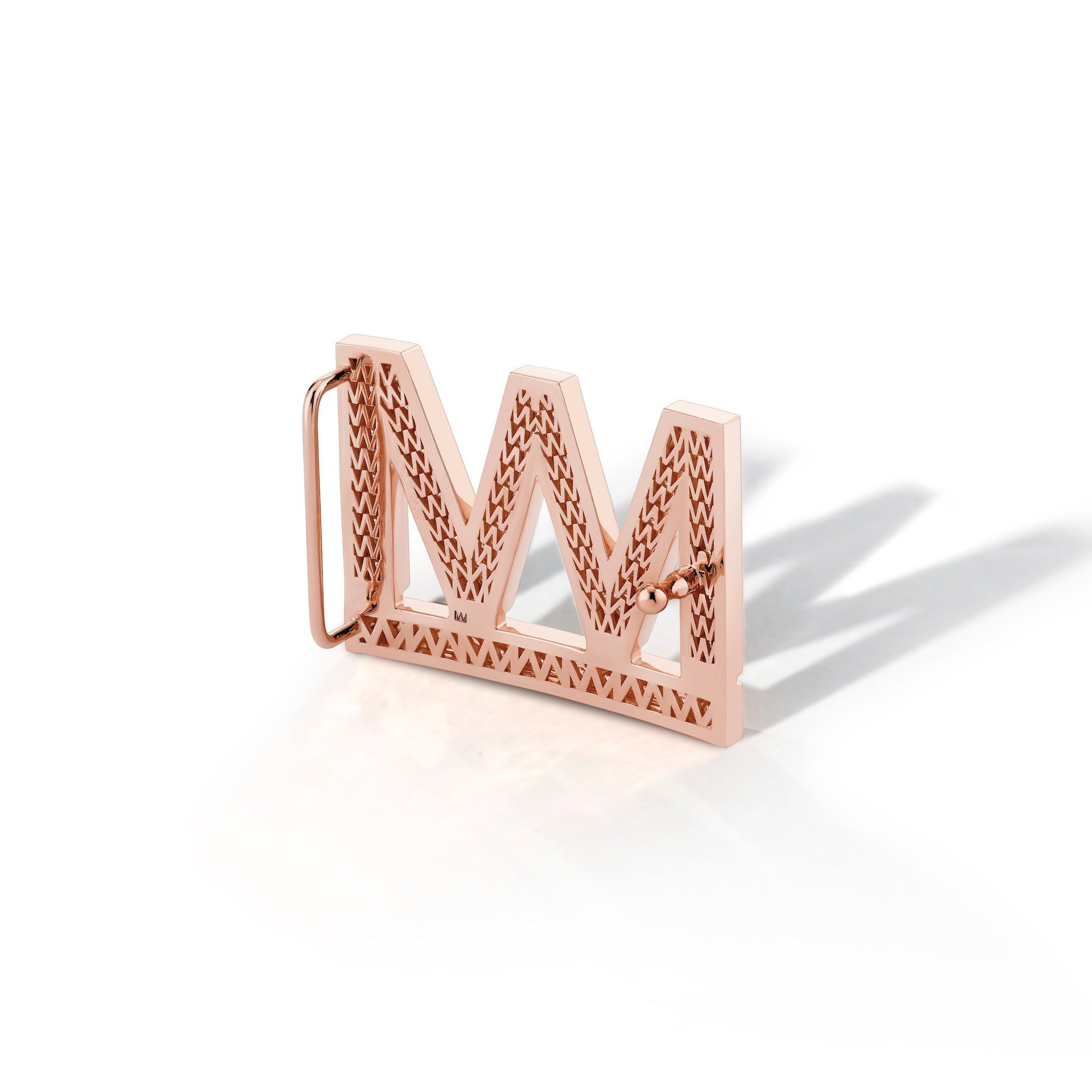 MICHAEL M Fashion Earrings Men's Michael M Logo Belt Buckle