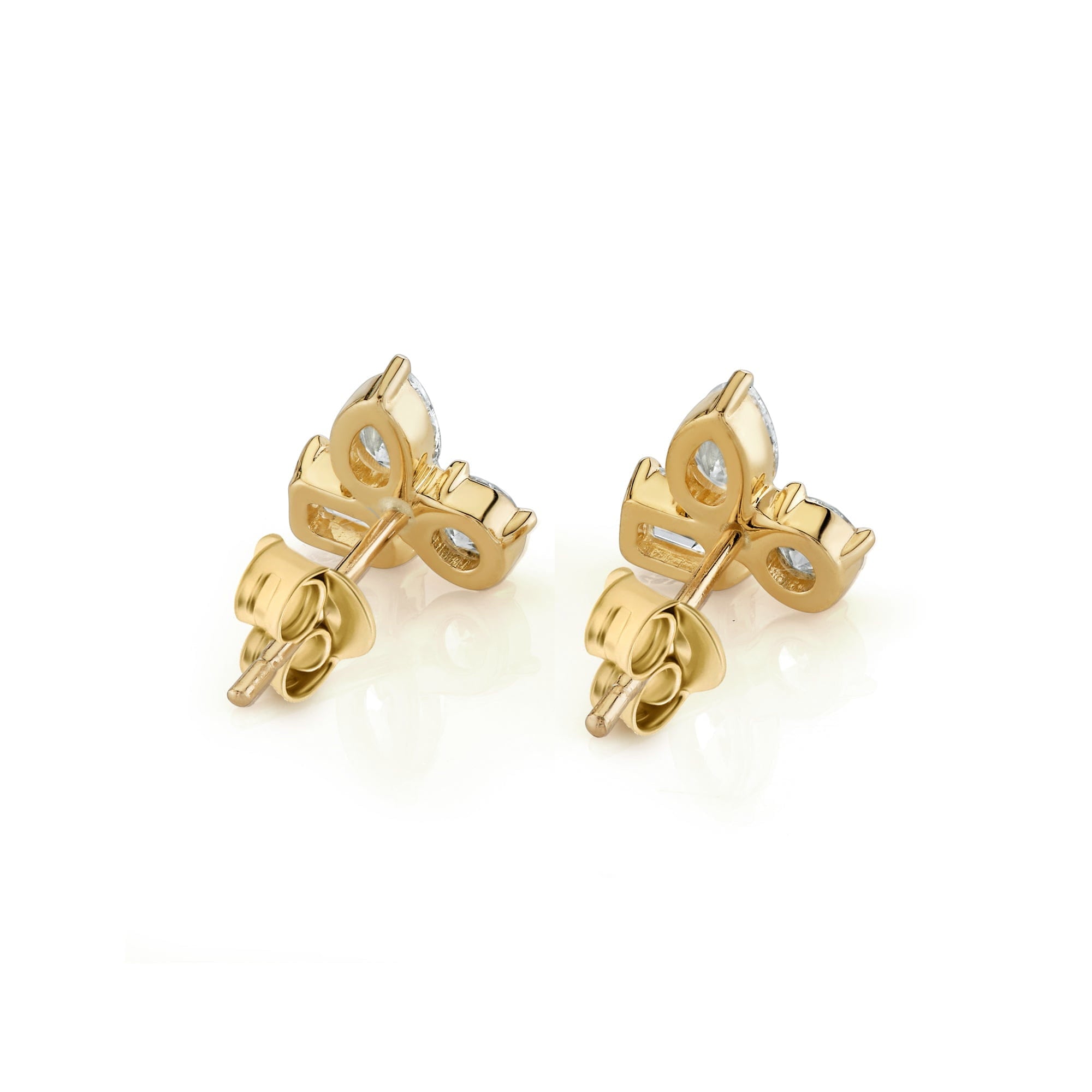 MICHAEL M Fashion Earrings Montage 3 Cluster Stud Earrings