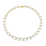 MICHAEL M Fashion Necklaces 18K Yellow Gold Montage Butterfly Riviera Necklace