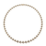 MICHAEL M Fashion Necklaces 18K Yellow Gold Montage Cluster Riviera Necklace CN403