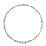 MICHAEL M Fashion Necklaces 18K Yellow Gold Montage Cluster Riviera Necklace CN403