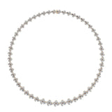MICHAEL M Fashion Necklaces 18K Yellow Gold Montage Cluster Riviera Necklace CN403