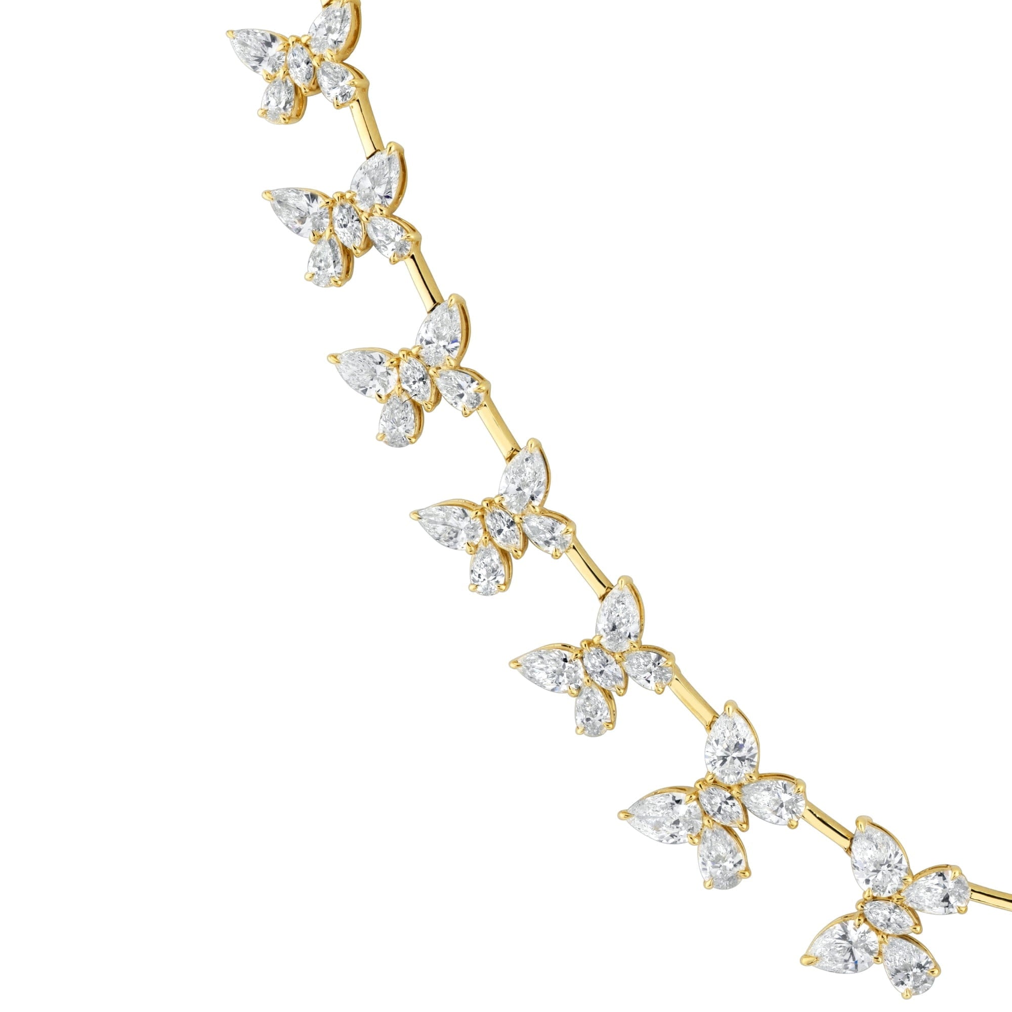 MICHAEL M Fashion Necklaces Montage Butterfly Riviera Necklace