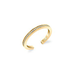 MICHAEL M Fashion Rings Enso Classic Diamond Band