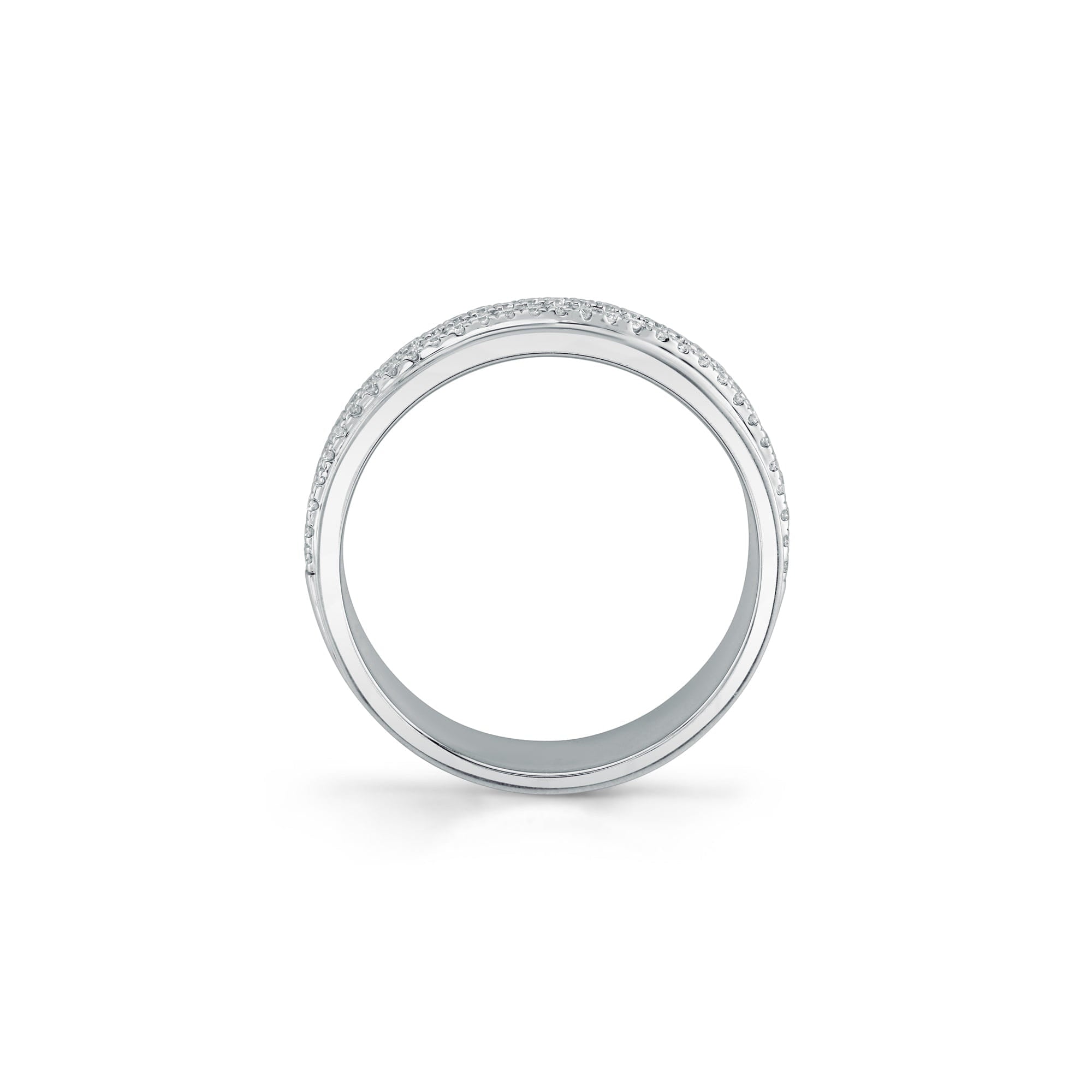 MICHAEL M Fashion Rings Europa Diagonal Ring