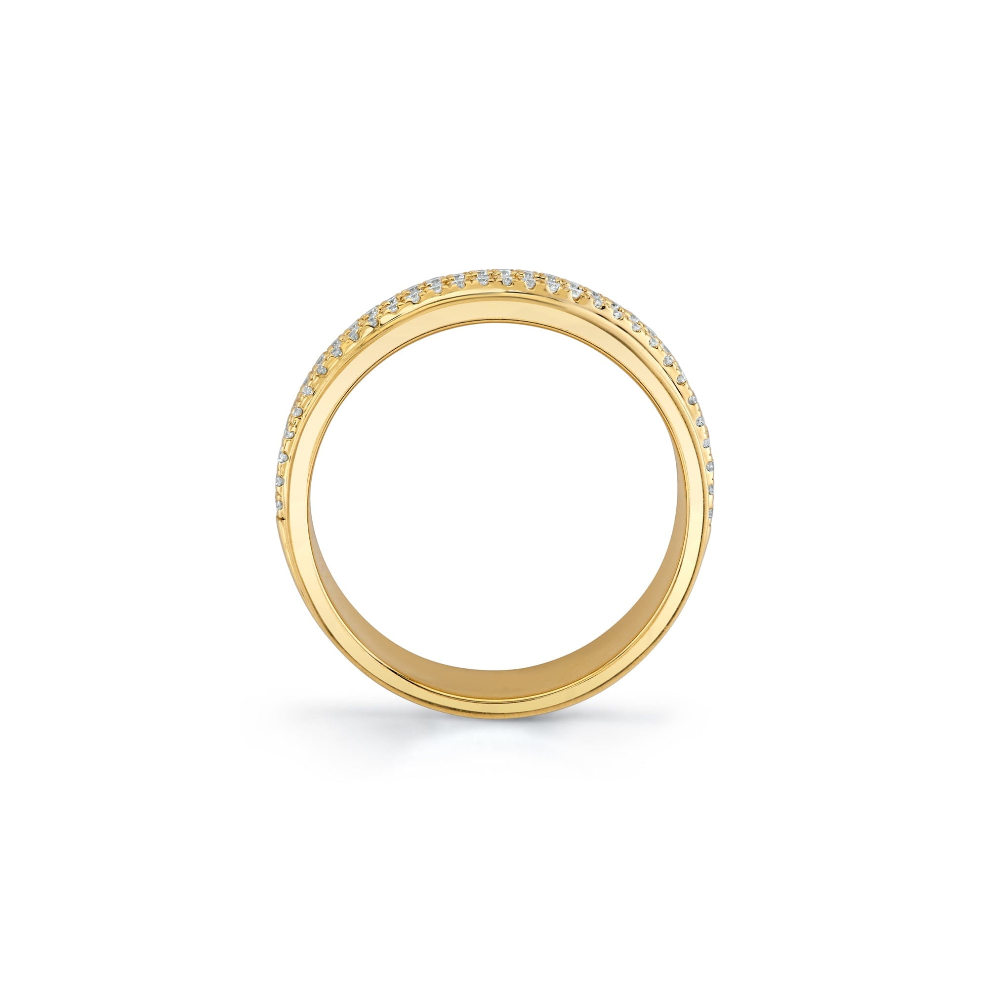 MICHAEL M Fashion Rings Europa Diagonal Ring