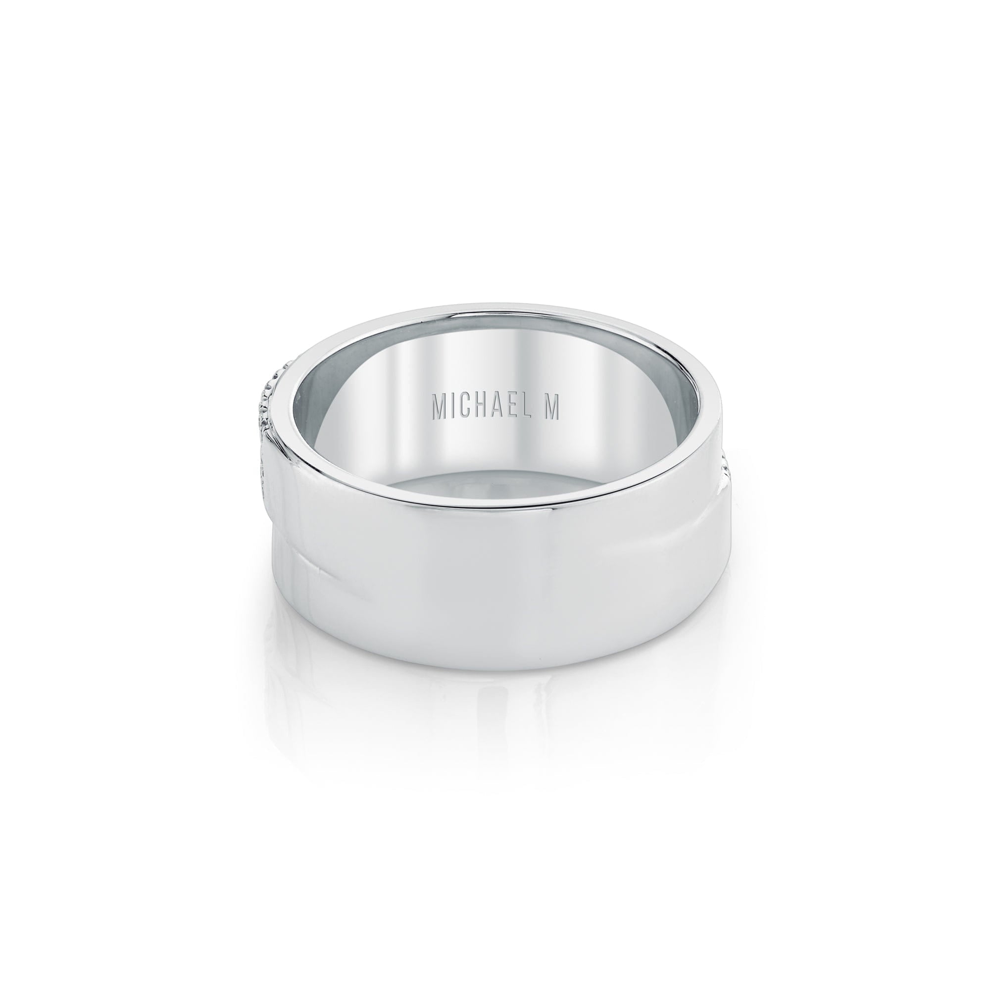 MICHAEL M Fashion Rings Europa Diagonal Ring