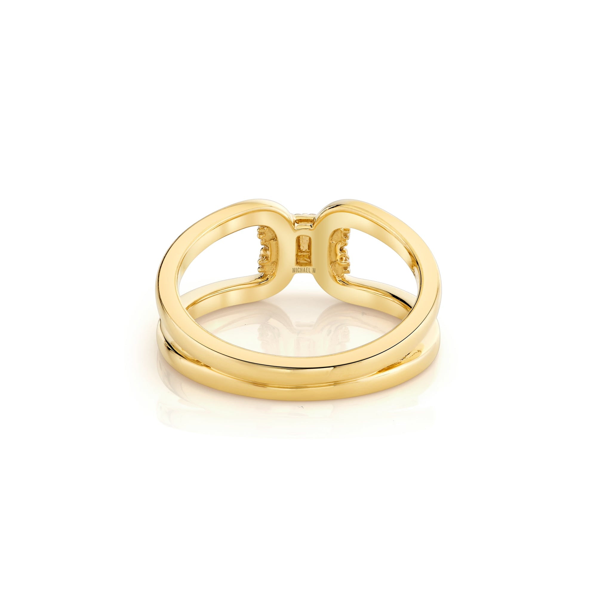 MICHAEL M Fashion Rings Europa Interlink Ring