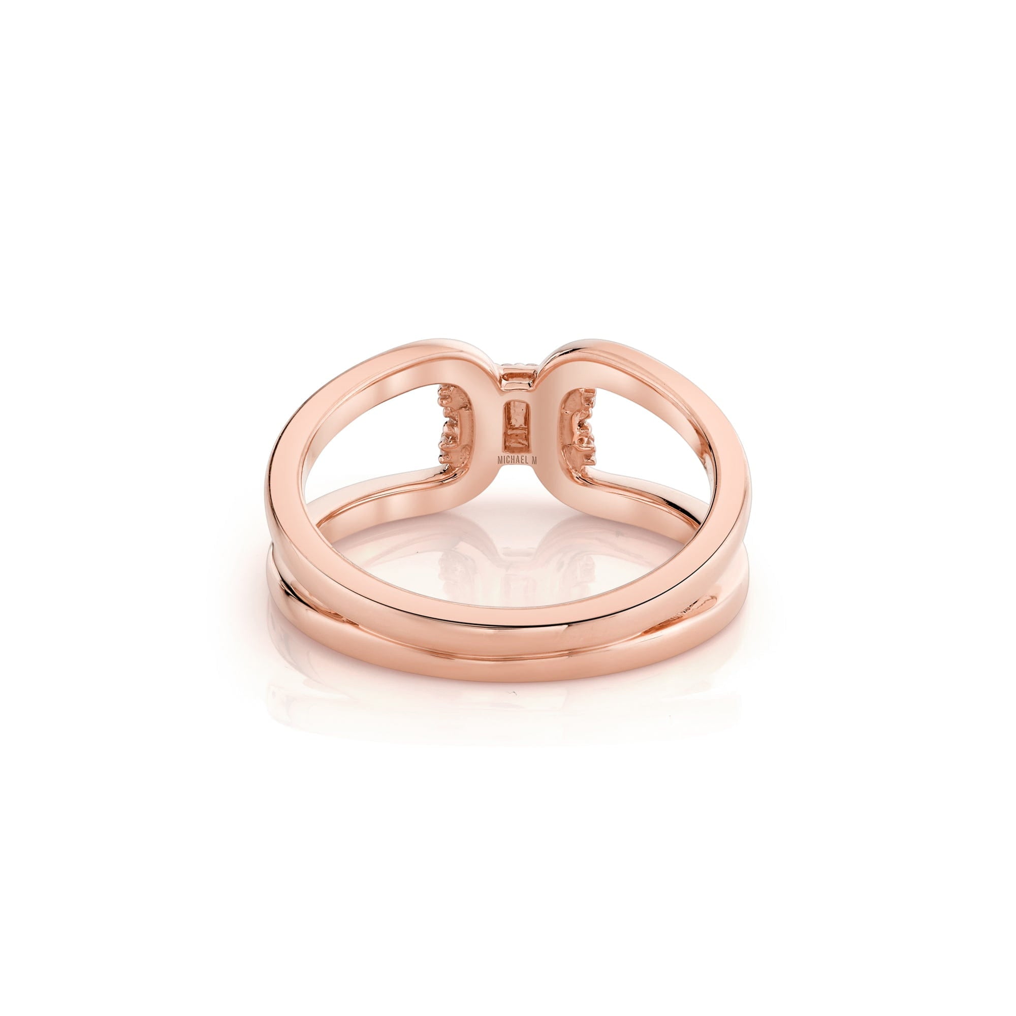 MICHAEL M Fashion Rings Europa Interlink Ring