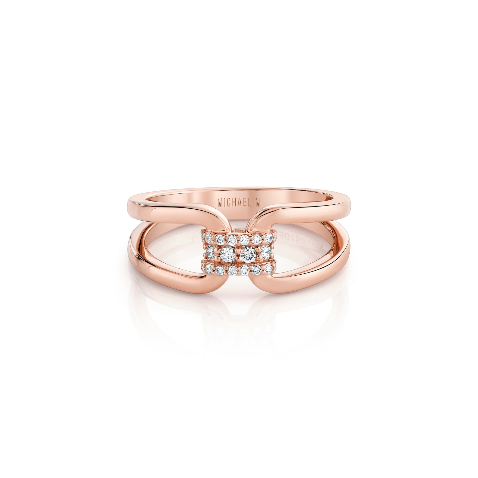 MICHAEL M Fashion Rings Europa Interlink Ring