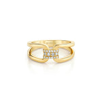 MICHAEL M Fashion Rings Europa Interlink Ring