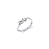 MICHAEL M Fashion Rings Montage Baguette Cluster Ring