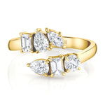 MICHAEL M Fashion Rings Montage Bypass Ring