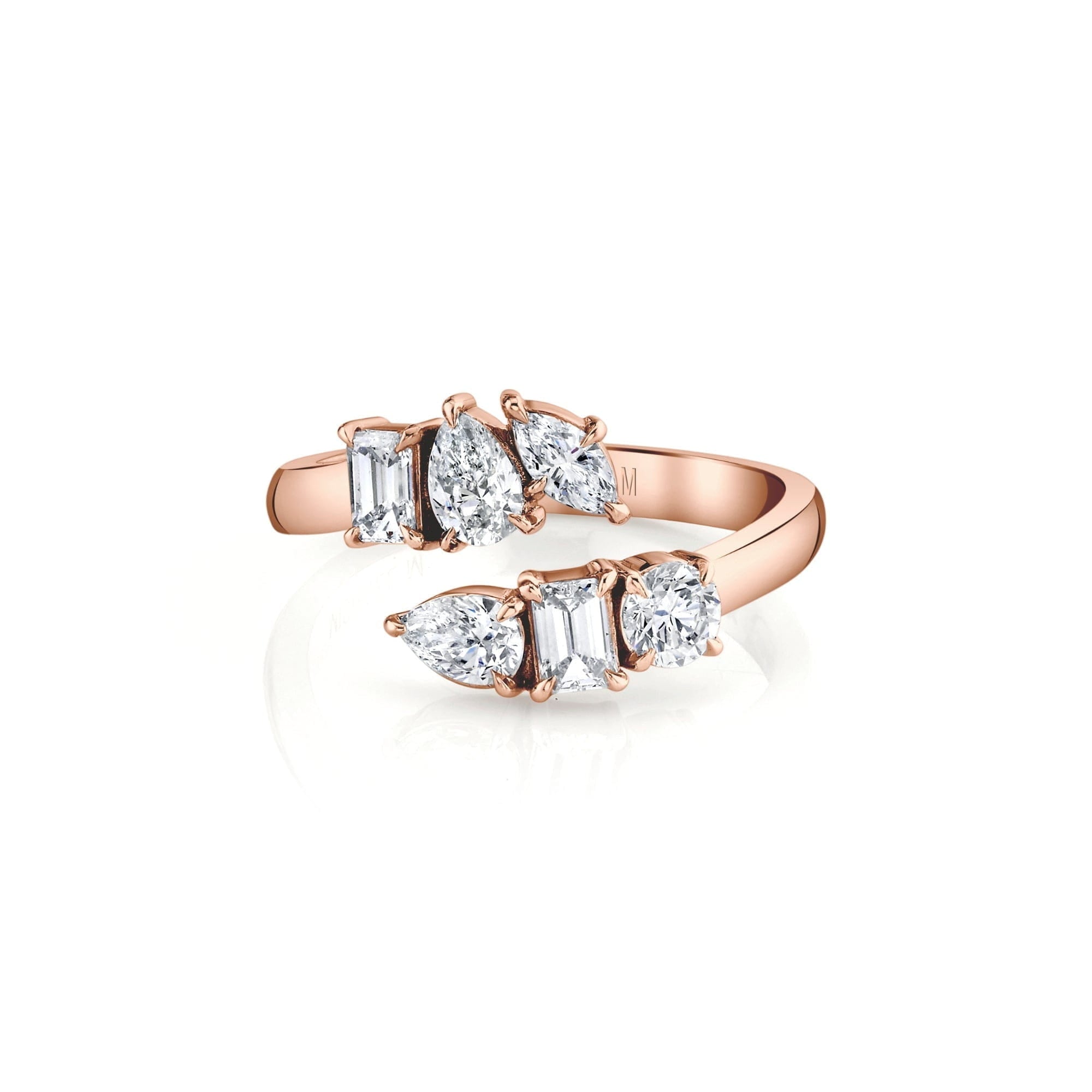 MICHAEL M Fashion Rings Montage Bypass Ring