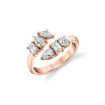 MICHAEL M Fashion Rings Montage Bypass Ring