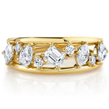 MICHAEL M Fashion Rings Montage Double Band Ring